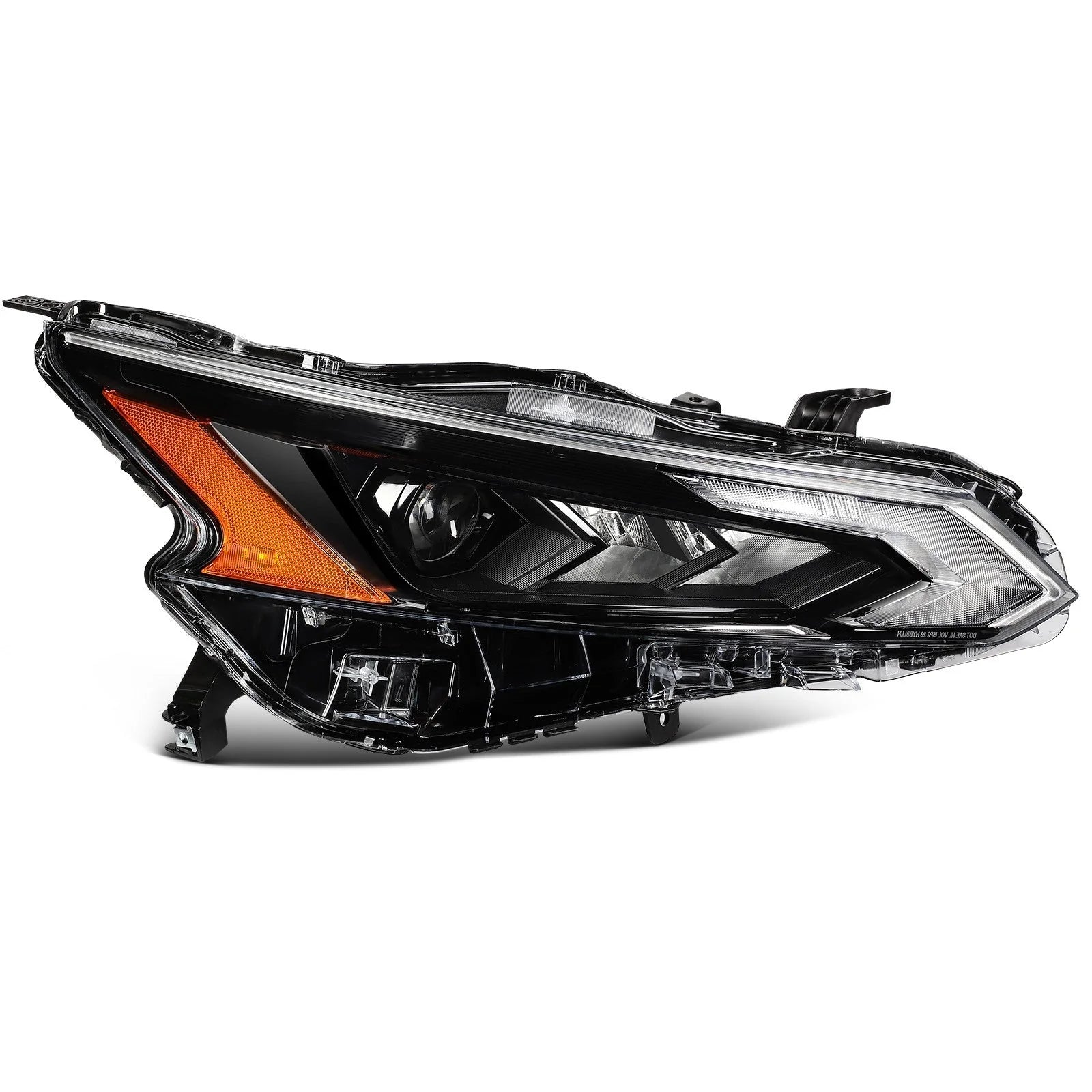 ECCPP LED Headlights For Nissan For Altima 2.0L 2.5L 2023-2024 Pair Black Amber 6B93BC-57 [7]