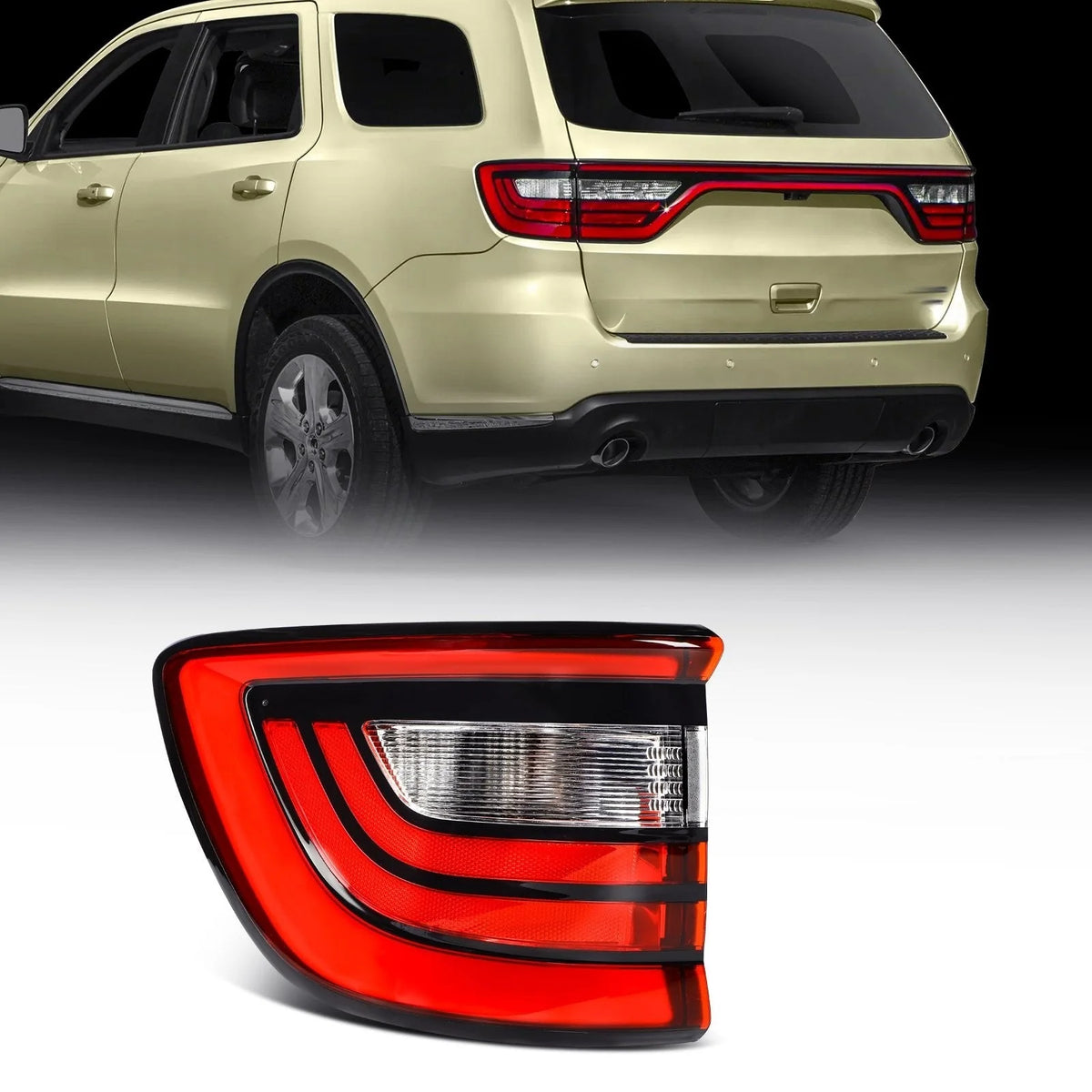 ECCPP LED Tail Light Assembly For 2014-2025 Dodge Durango Rear Left Brake Lamp KOEEP [1]