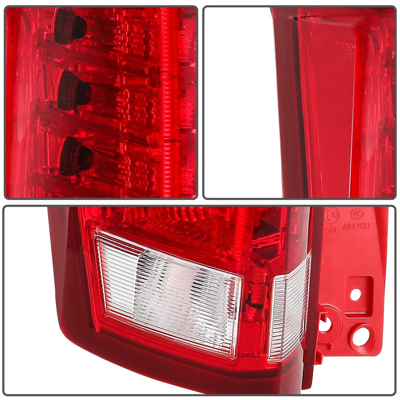 ECCPP LED Tail Lights Assembly For 2010-2016 Cadillac SRX Rear Pair Brake Lamps 6B93BC-57 [5]