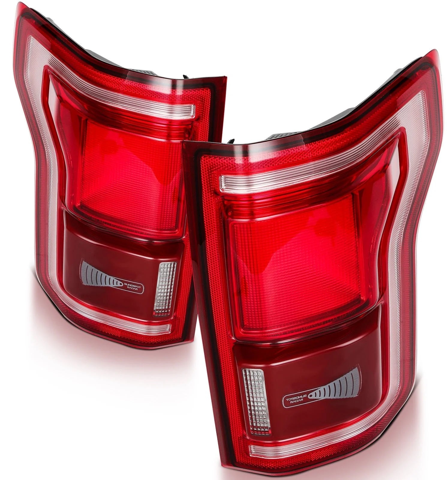 ECCPP LED Tail Lights Assembly For 2015-2017 Ford F-150 2.7L 3.5L 5.0L Rear Pair 6B93BC-57 [2]