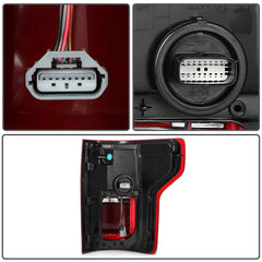 ECCPP LED Tail Lights Assembly For 2015-2017 Ford F-150 2.7L 3.5L 5.0L Rear Pair 6B93BC-57 [4]