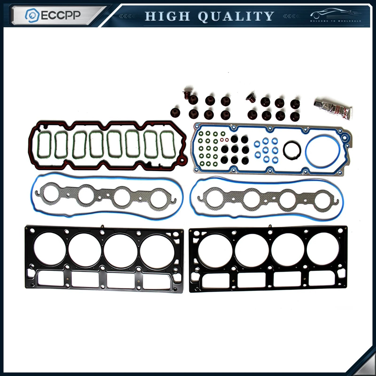ECCPP MLS Head Gasket Set For 08-15 Chevrolet Camaro Corvette Pontiac 6.2L 6B93BC-57 [1]