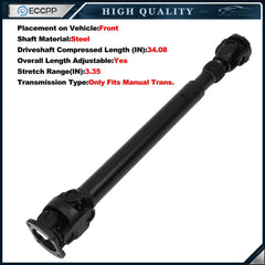 ECCPP Prop Driveshaft Front For 03-05 Dodge Ram 2500 3500 5.7L 5.9L Manual Trans KOEEP [1]
