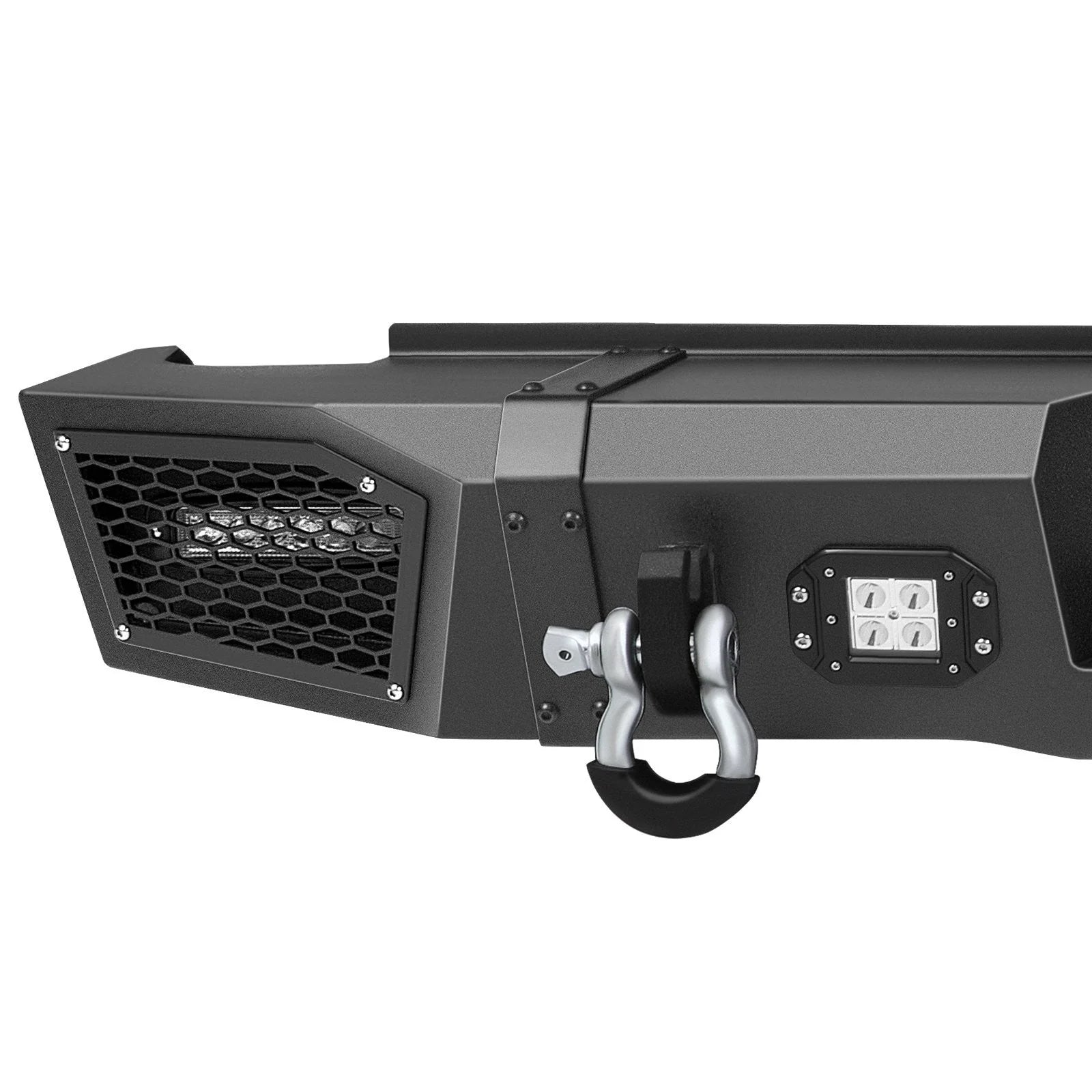 ECCPP Rear Bumper w/ 4 LEDS For 2015-2019 Chevrolet Silverado 2500 HD 3500 HD 6B93BC-57 [5]