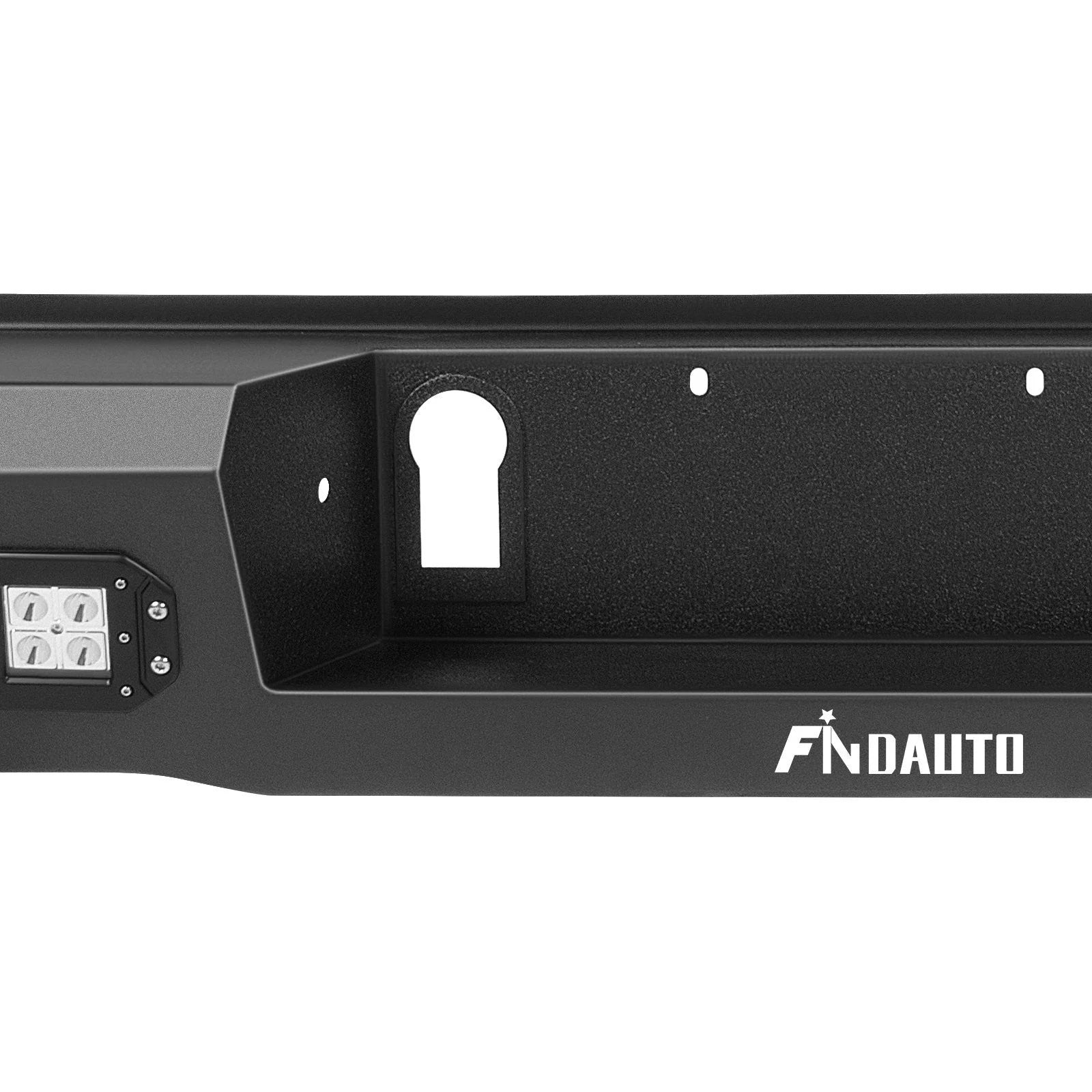 ECCPP Rear Bumper w/ 4 LEDS For 2015-2019 Chevrolet Silverado 2500 HD 3500 HD 6B93BC-57 [6]