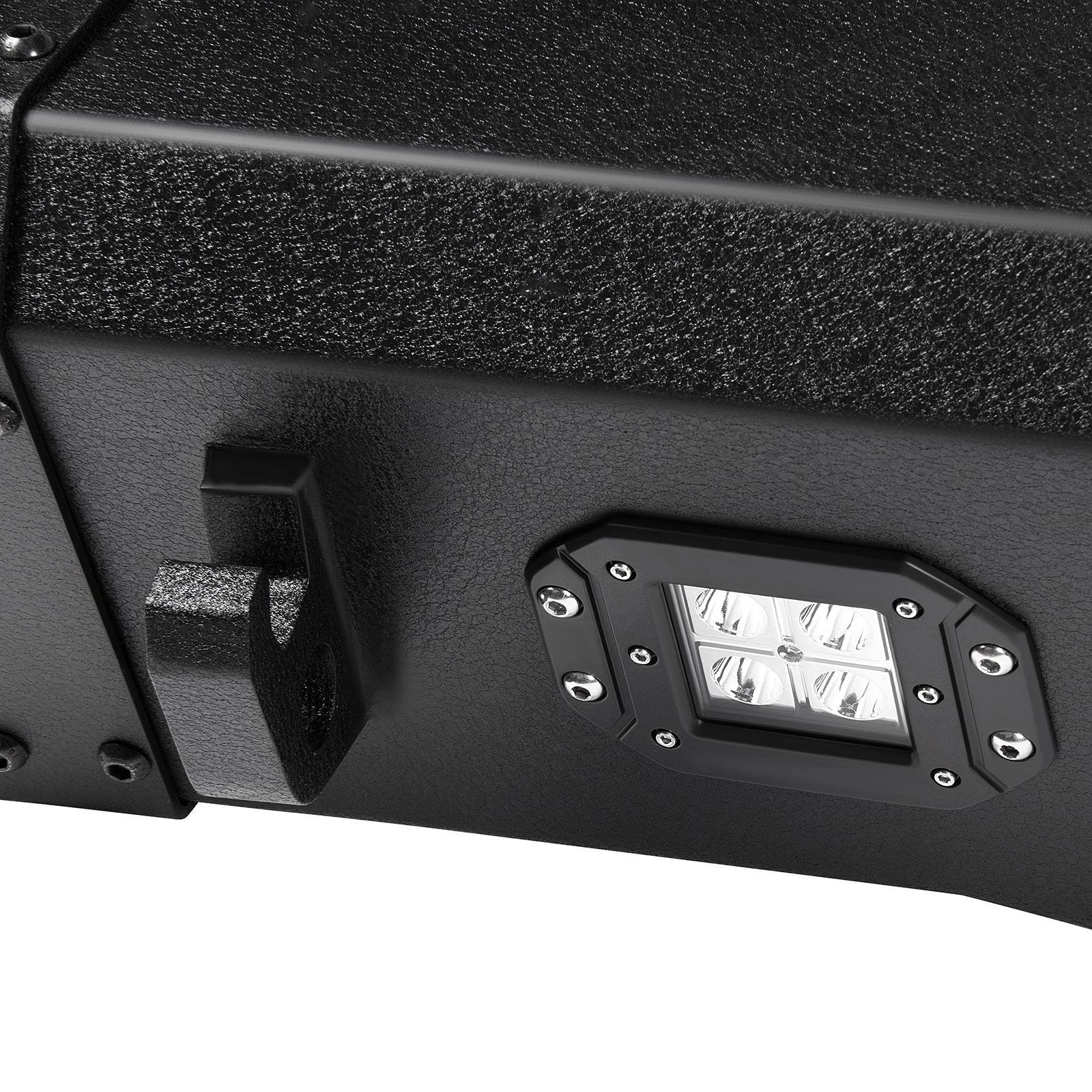 ECCPP Rear Bumper w/ 4 LEDS For 2015-2019 Chevrolet Silverado 2500 HD 3500 HD 6B93BC-57 [7]
