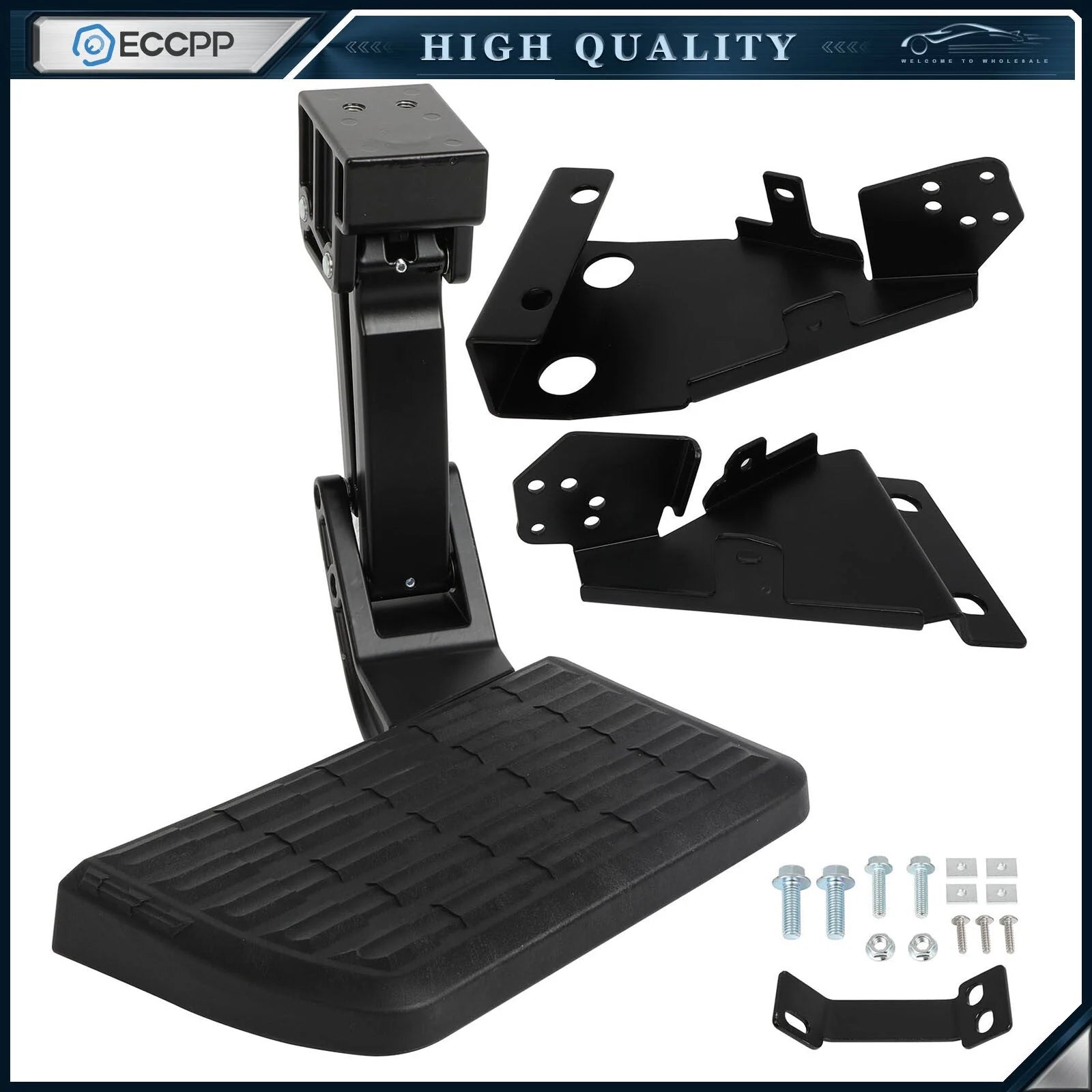 ECCPP Rear Retractable Bed Step Pedal For 2021 2022 2023 Ford F-150 75328-01A 6B93BC-57 [1]