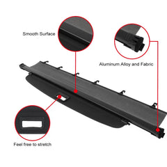 ECCPP Retractable Rear Trunk Cargo Cover Shield Shade For 2006-2013 Volvo XC90 ECCPP [3]
