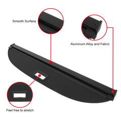 ECCPP Retractable Rear Trunk Cargo Cover Shield Shade For Nissan Kicks 2018-2024 KOEEP [3]