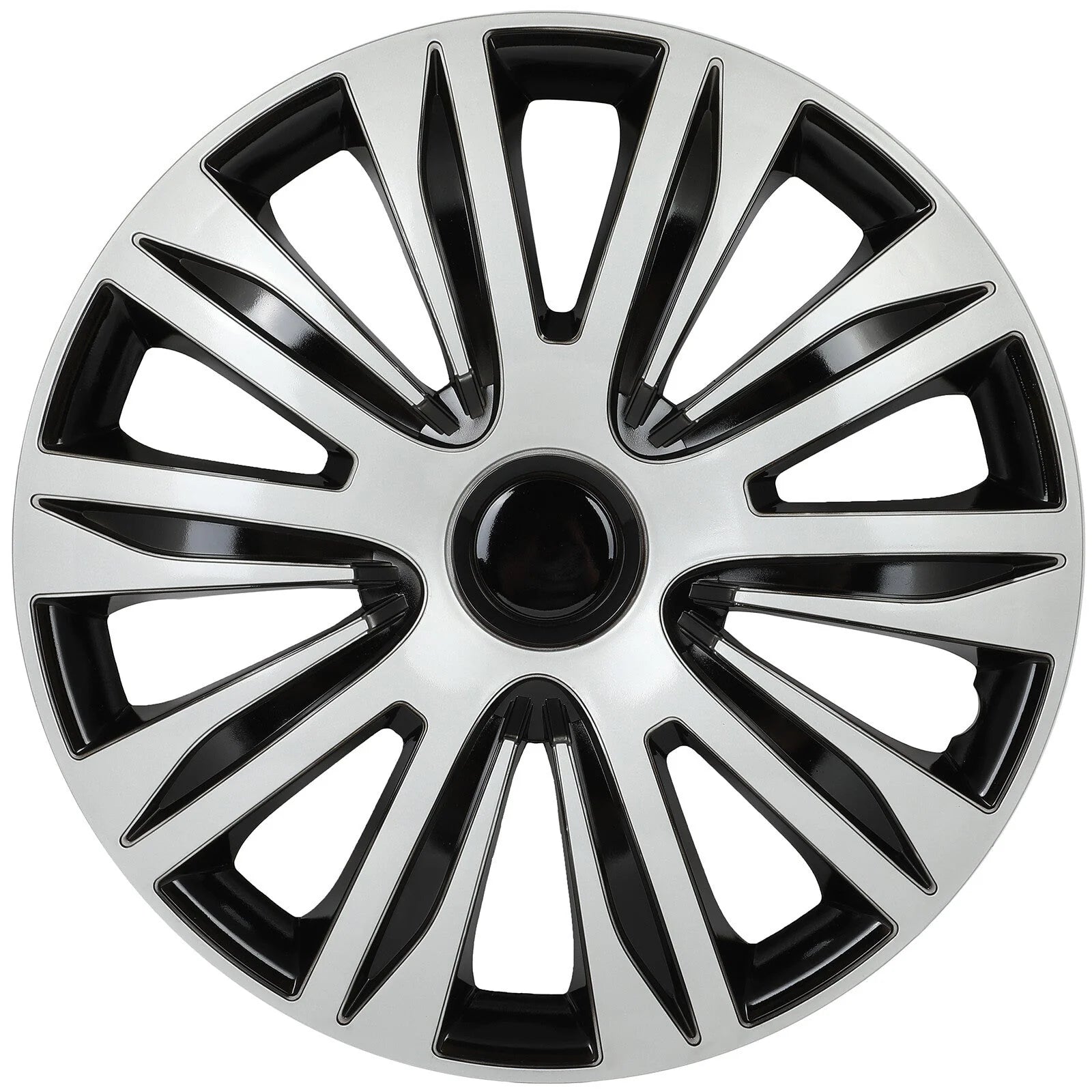 ECCPP Set of 4 Hub Caps with Universal Snap-On Retention Rings For 15 inch Rims KOEEP [8]