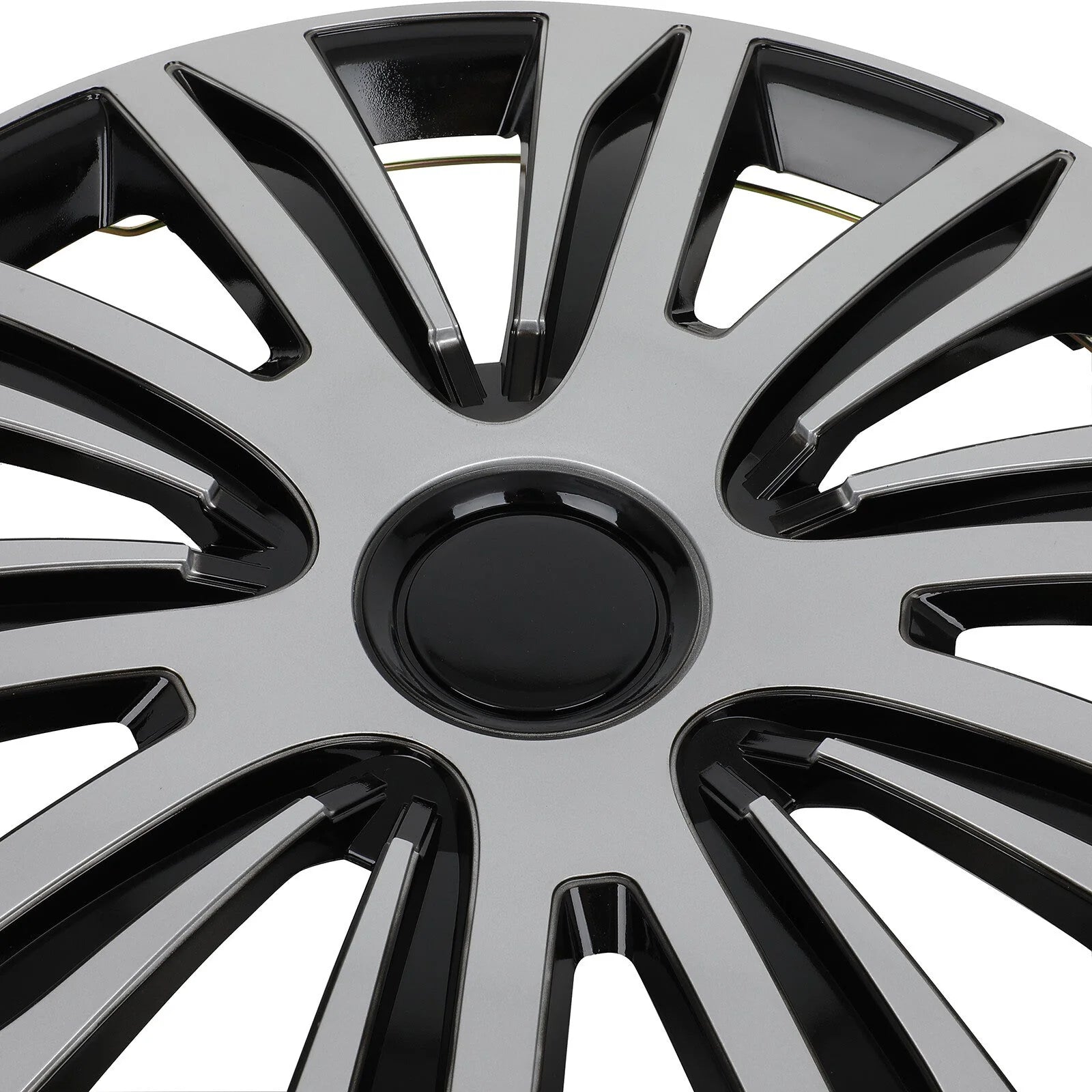 ECCPP Set of 4 Hub Caps with Universal Snap-On Retention Rings For 15 inch Rims KOEEP [9]
