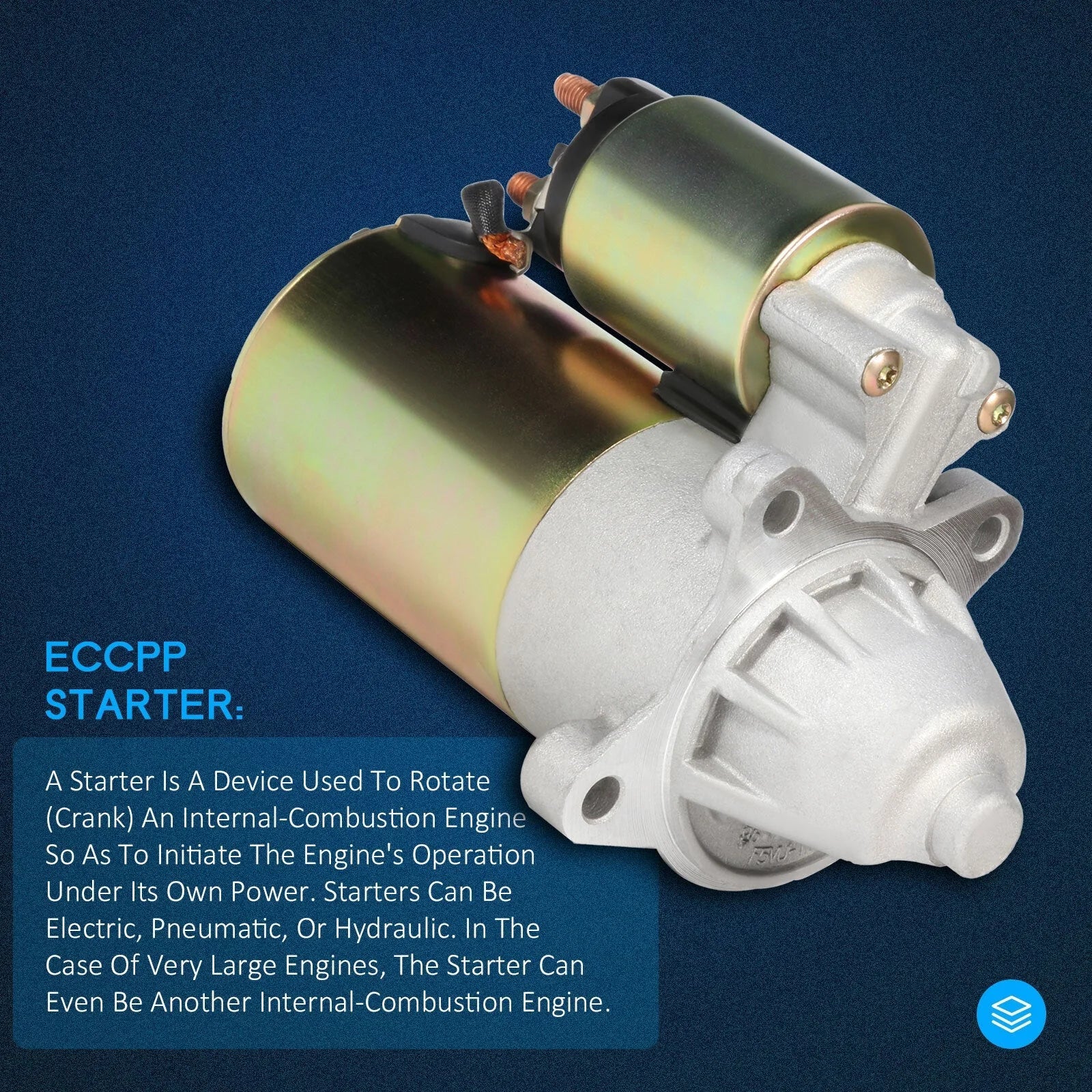 ECCPP Starter For Ford Mustang Cobra Lincoln Mercury Auto Truck 5.4L 6.8L 3267 6B93BC-57 [2]