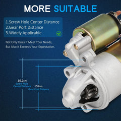 ECCPP Starter For Ford Mustang Cobra Lincoln Mercury Auto Truck 5.4L 6.8L 3267 6B93BC-57 [4]