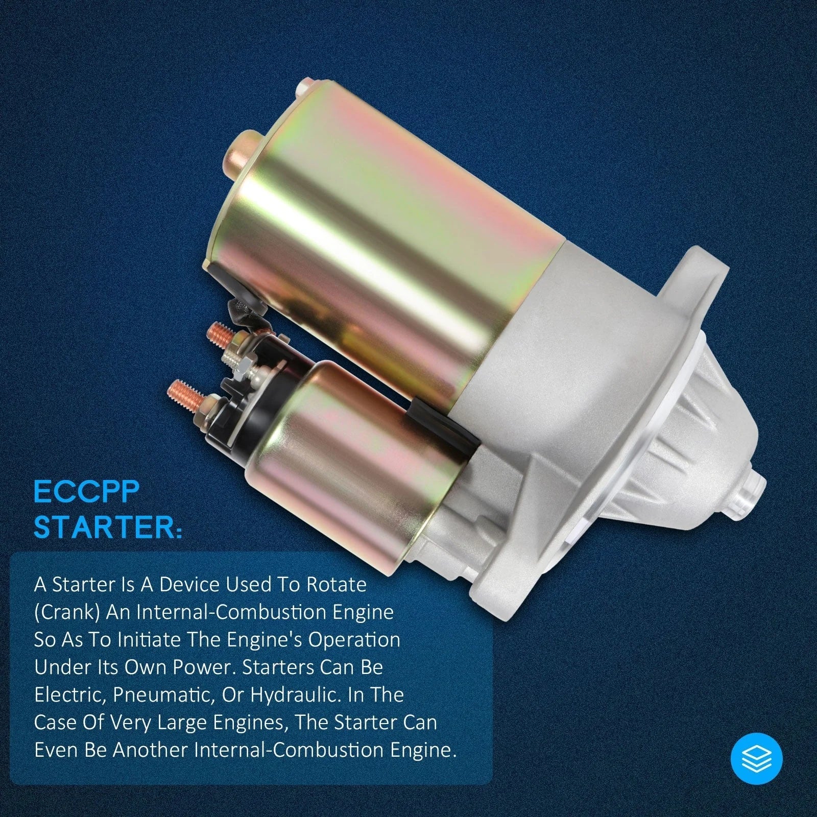 ECCPP Starter For High-Torque Mustang 302 5.0L w/AT Trans 5spee 1968-1974 3205 6B93BC-57 [2]