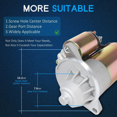 ECCPP Starter For High-Torque Mustang 302 5.0L w/AT Trans 5spee 1968-1974 3205 6B93BC-57 [4]