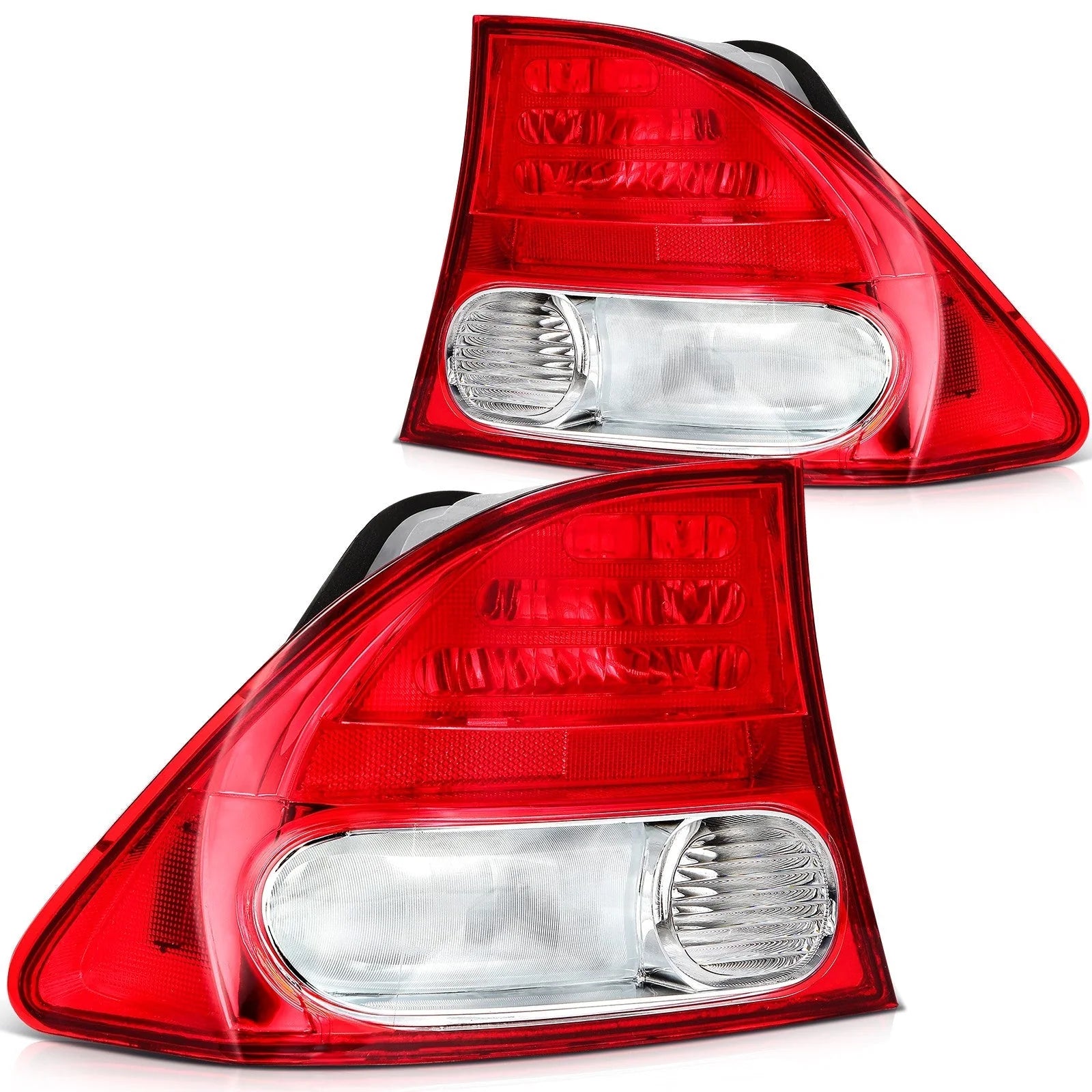 ECCPP Tail Lights Assembly For 2006-2008 Honda Civic 1.8L 2.0L Rear Pair 6B93BC-57 [1]