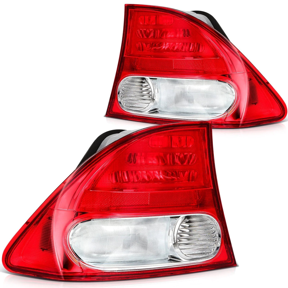 ECCPP Tail Lights Assembly For 2006-2008 Honda Civic 1.8L 2.0L Rear Pair 6B93BC-57 [1]