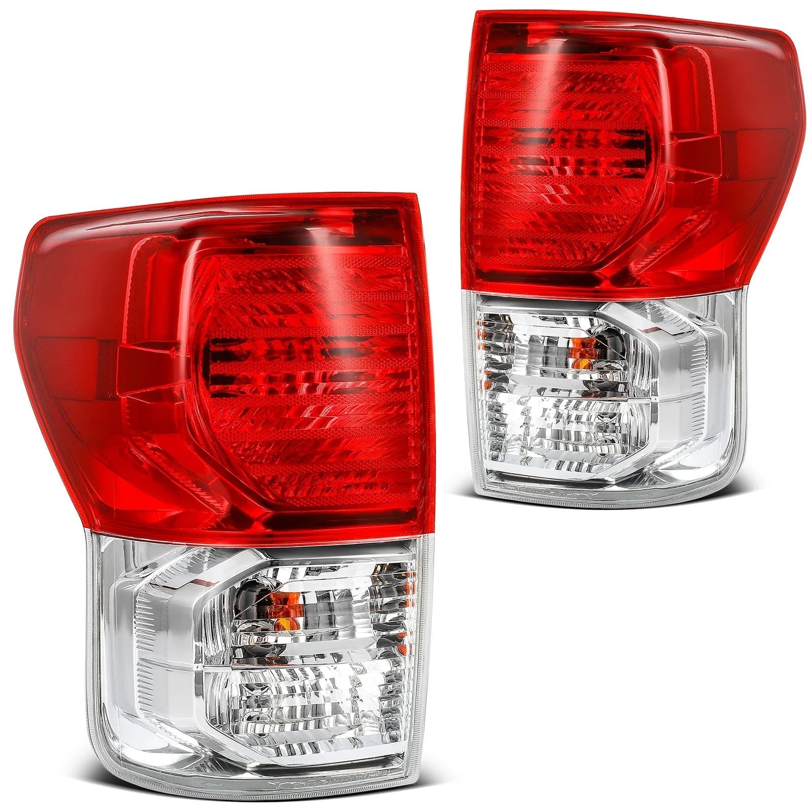 ECCPP Tail Lights Assembly For 2007-2013 Toyota Tundra Rear Pair Brake Lamps 6B93BC-57 [2]