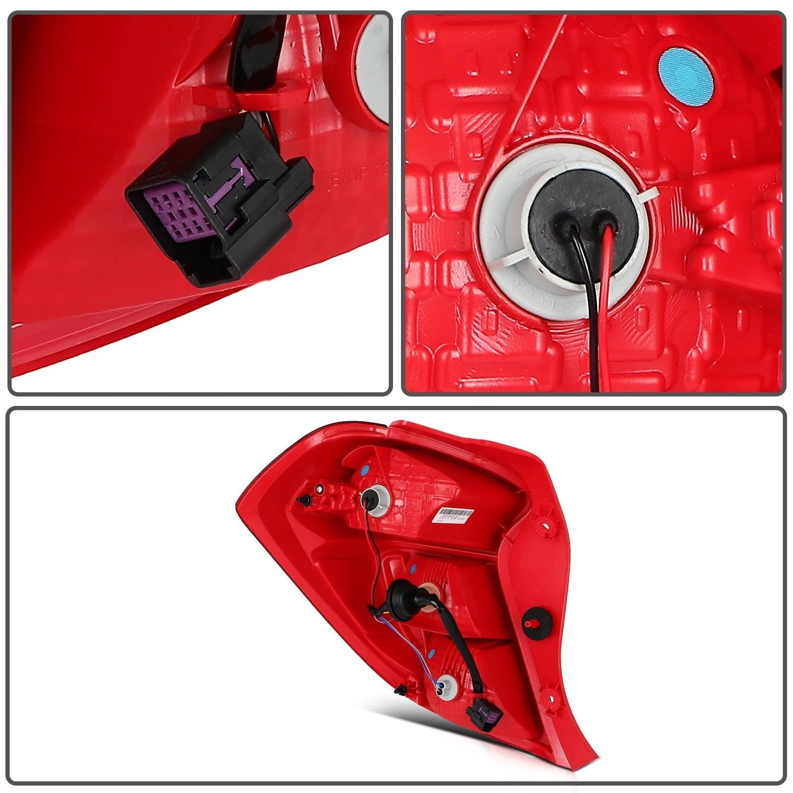 ECCPP Tail Lights Assembly For 2017-2022 Chevrolet Spark 1.4L Rear Pair 6B93BC-57 [8]