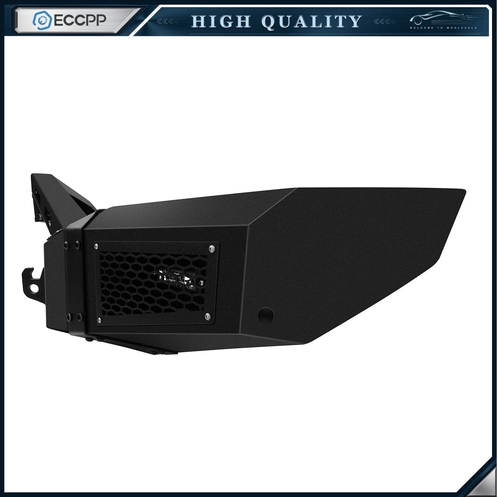 ECCPP Texture Steel Front / Rear Bumper W/Winch Plate For 2018-2020 Ford F 150 6B93BC-57 [6]