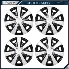 ECCPP (4) Wheel Hub Caps Fits 15 inch Tire Wheel Covers Snap On Car Truck SUV KOEEP [1]