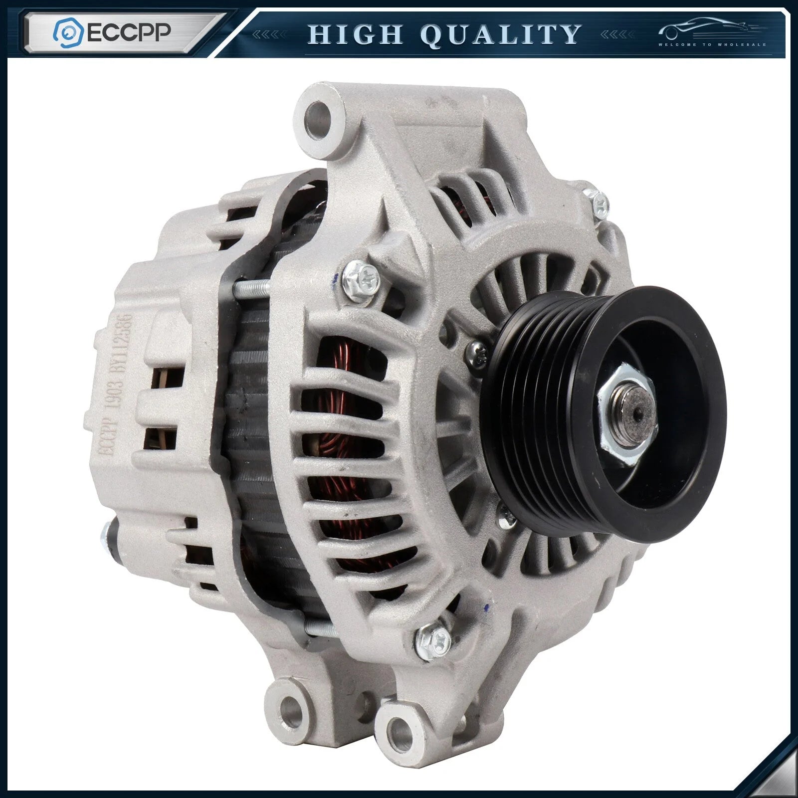 ECCPP alternator for 90Amp Honda CR-V 2.4L 2002 2003 2004 2005 2006 13966 12V 6B93BC-57 [10]