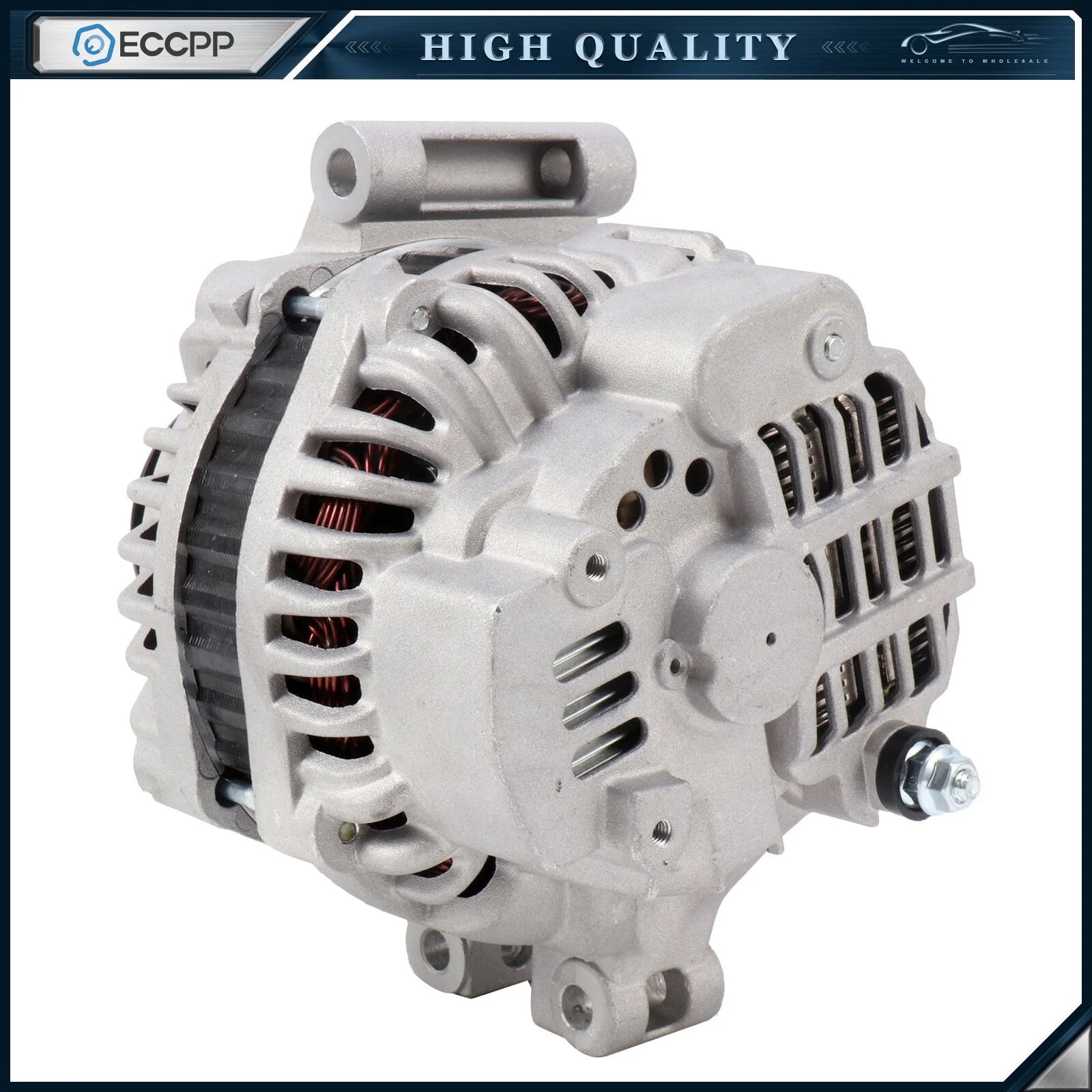 ECCPP alternator for 90Amp Honda CR-V 2.4L 2002 2003 2004 2005 2006 13966 12V 6B93BC-57 [5]