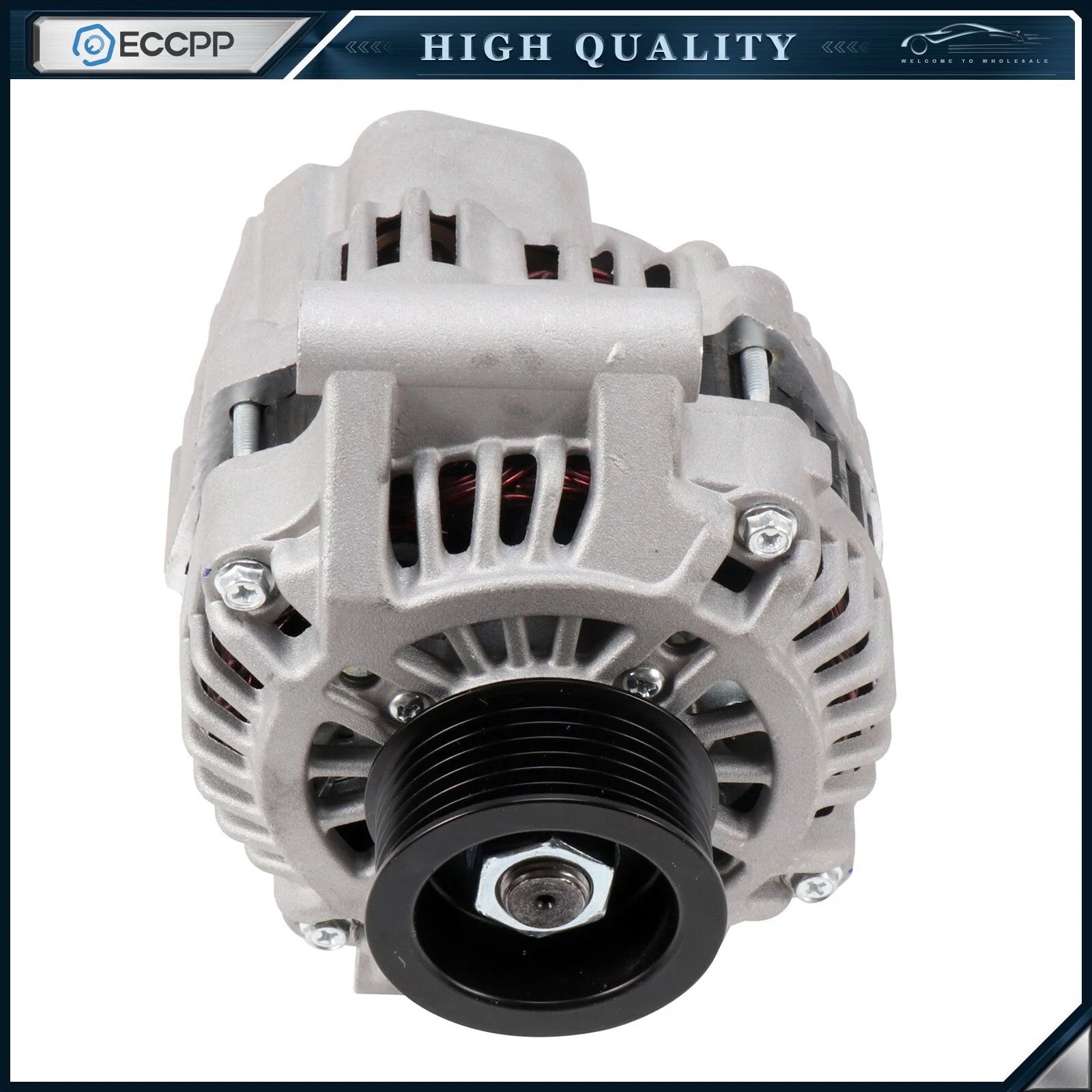 ECCPP alternator for 90Amp Honda CR-V 2.4L 2002 2003 2004 2005 2006 13966 12V 6B93BC-57 [7]
