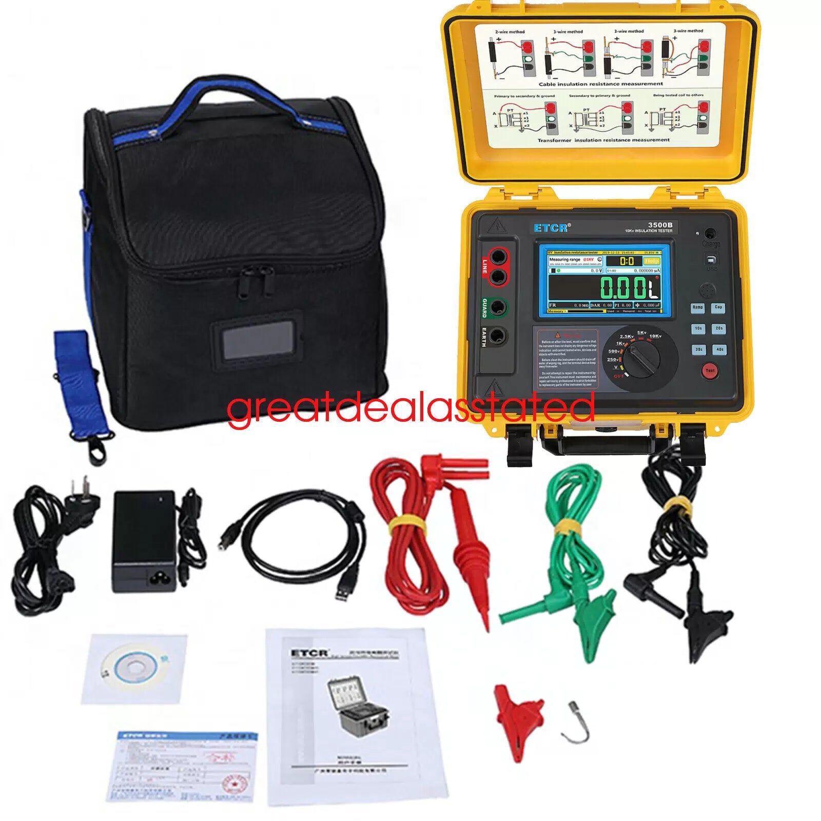 ETCR3500B High Precision Electrical Equipment Insulation Resistance Tester [3]