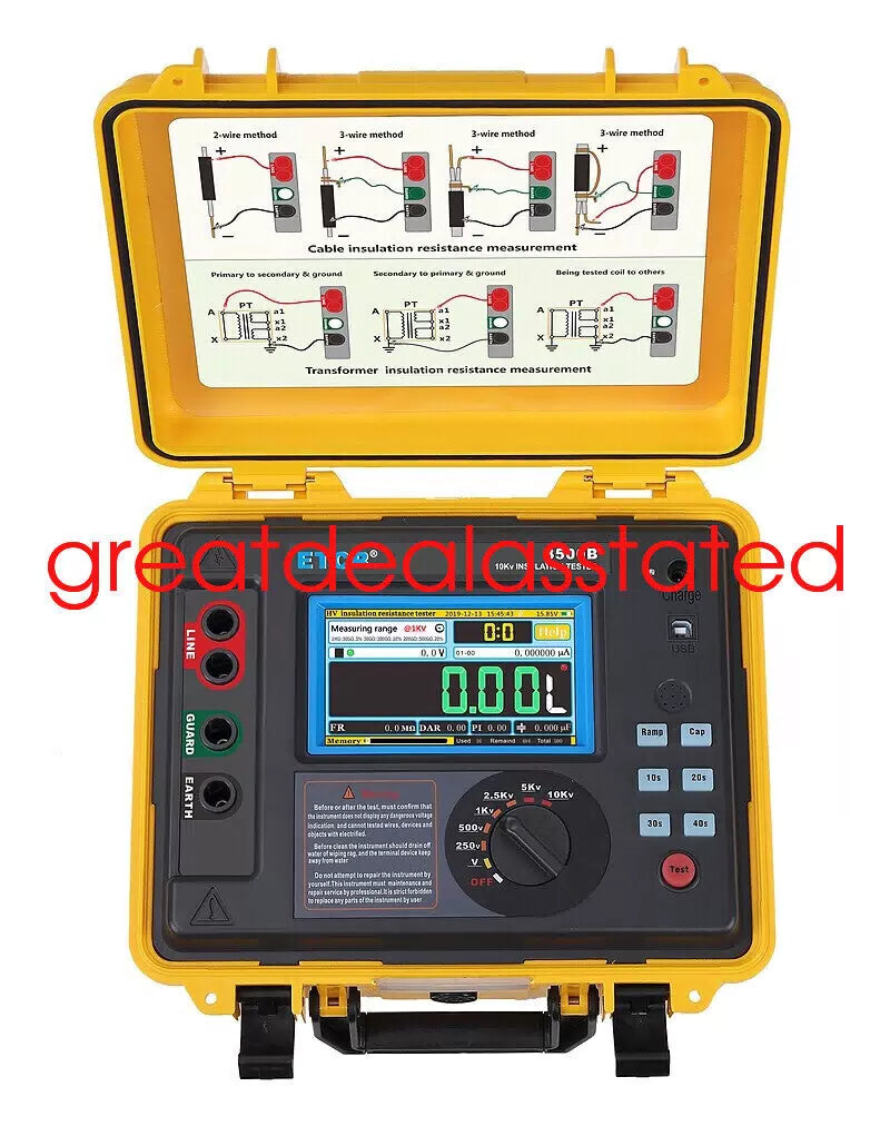 ETCR3500B High Precision Electrical Equipment Insulation Resistance Tester [4]