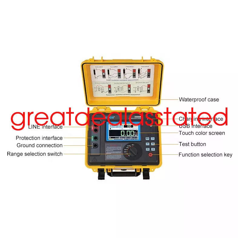 ETCR3500B High Precision Electrical Equipment Insulation Resistance Tester [9]