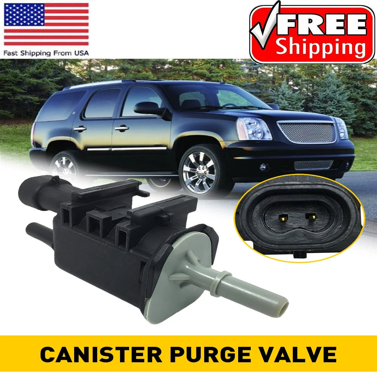 EVAP Vapor Canister Purge Solenoid Valve Isuzu For Saab Pontiac Saturn12597341 6B93BC-57 [10]