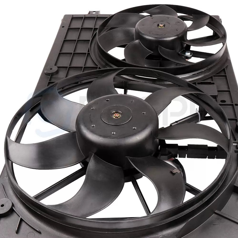 Electric AC Condenser Cooling Fan Kit For 2006-2010 2011-2014 Volkswagen Jetta 6B93BC-57 [7]