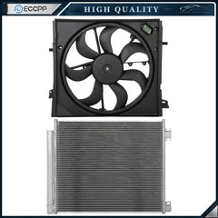 Electric AC Condenser Cooling Fan Kit For 2017 2018 2019 Nissan Rogue Sport 6B93BC-57 [1]