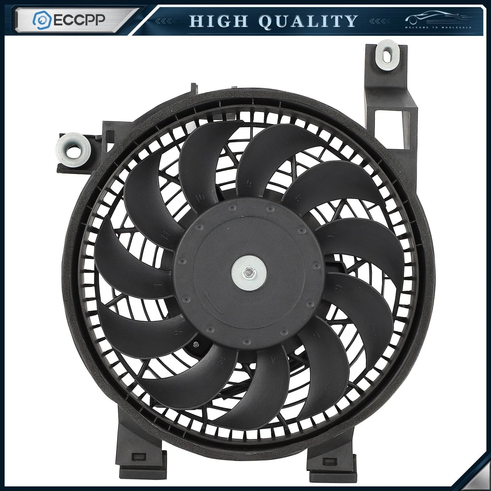 Electric A/C Condenser Fan Assembly For 10 2011 2012 2013 2014-2023 Lexus Gx460 6B93BC-57 [1]