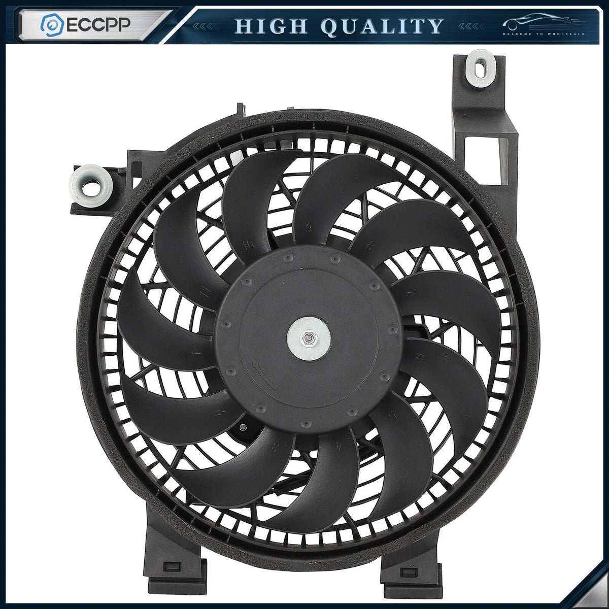 Electric A/C Condenser Fan Assembly For 10 2011 2012 2013 2014-2023 Lexus Gx460 6B93BC-57 [1]
