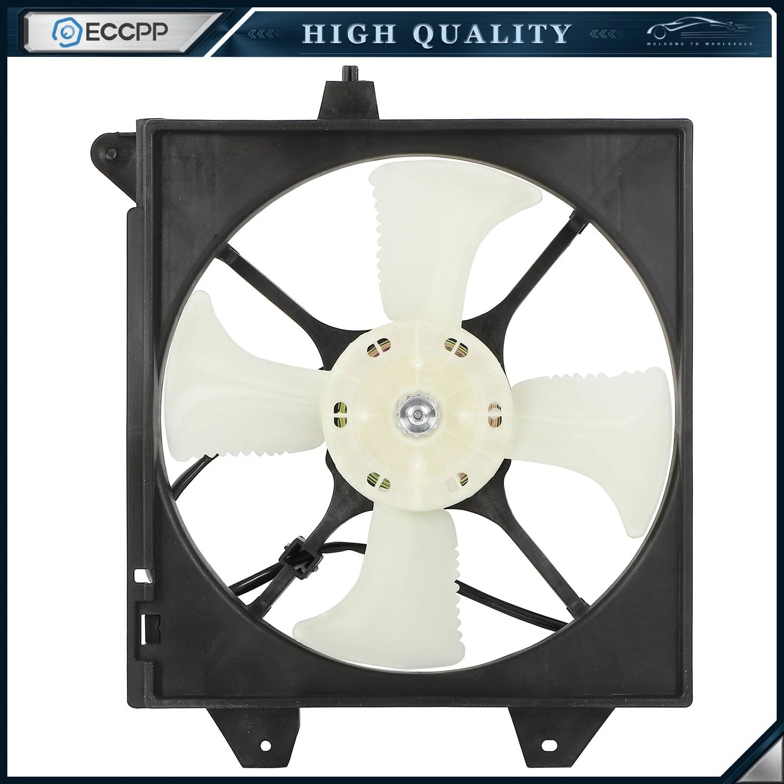 Electric A/C Condenser Fan Assembly For 2002 2003 2004-2007 Mitsubishi Lancer 6B93BC-57 [1]