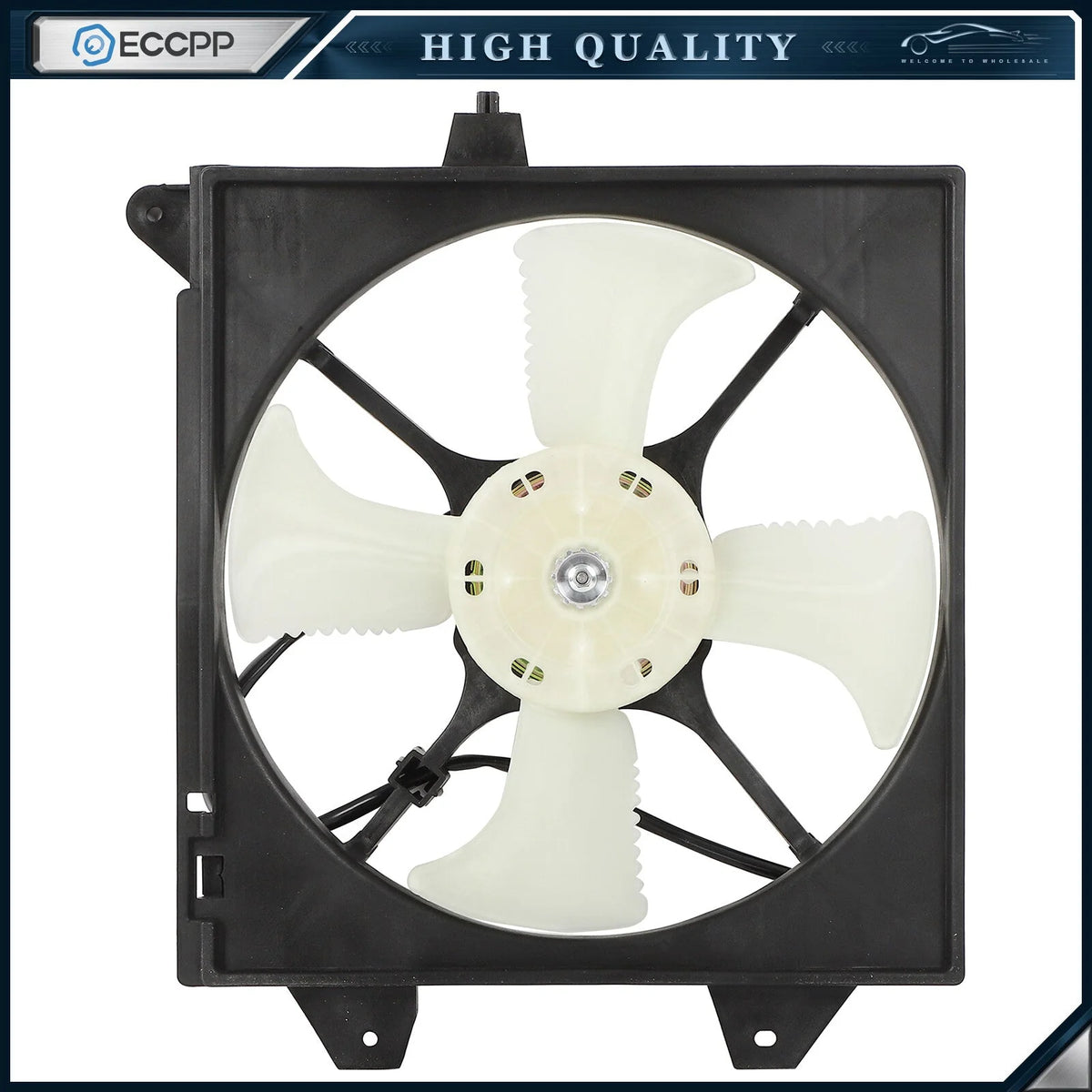 Electric A/C Condenser Fan Assembly For 2002 2003 2004-2007 Mitsubishi Lancer 6B93BC-57 [1]