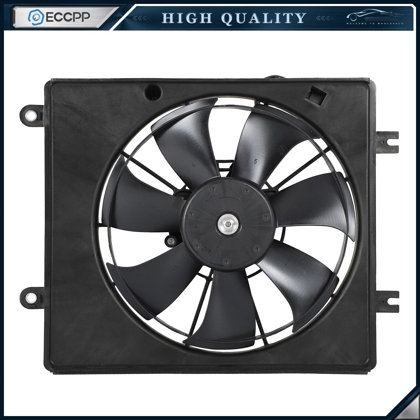 Electric A/C Condenser Fan Assembly For 23-25 Acura Integra 22-24 Honda Civic 6B93BC-57 [1]