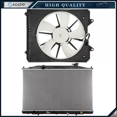Electric Engine Radiator Cooling Fan Kit For 2011-2012 2013-2017 Honda Odyssey 6B93BC-57 [1]