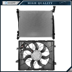 Electric Engine Radiator Cooling Fan Kit For 2014 2015 2016 17-20 Dodge Durango 6B93BC-57 [1]