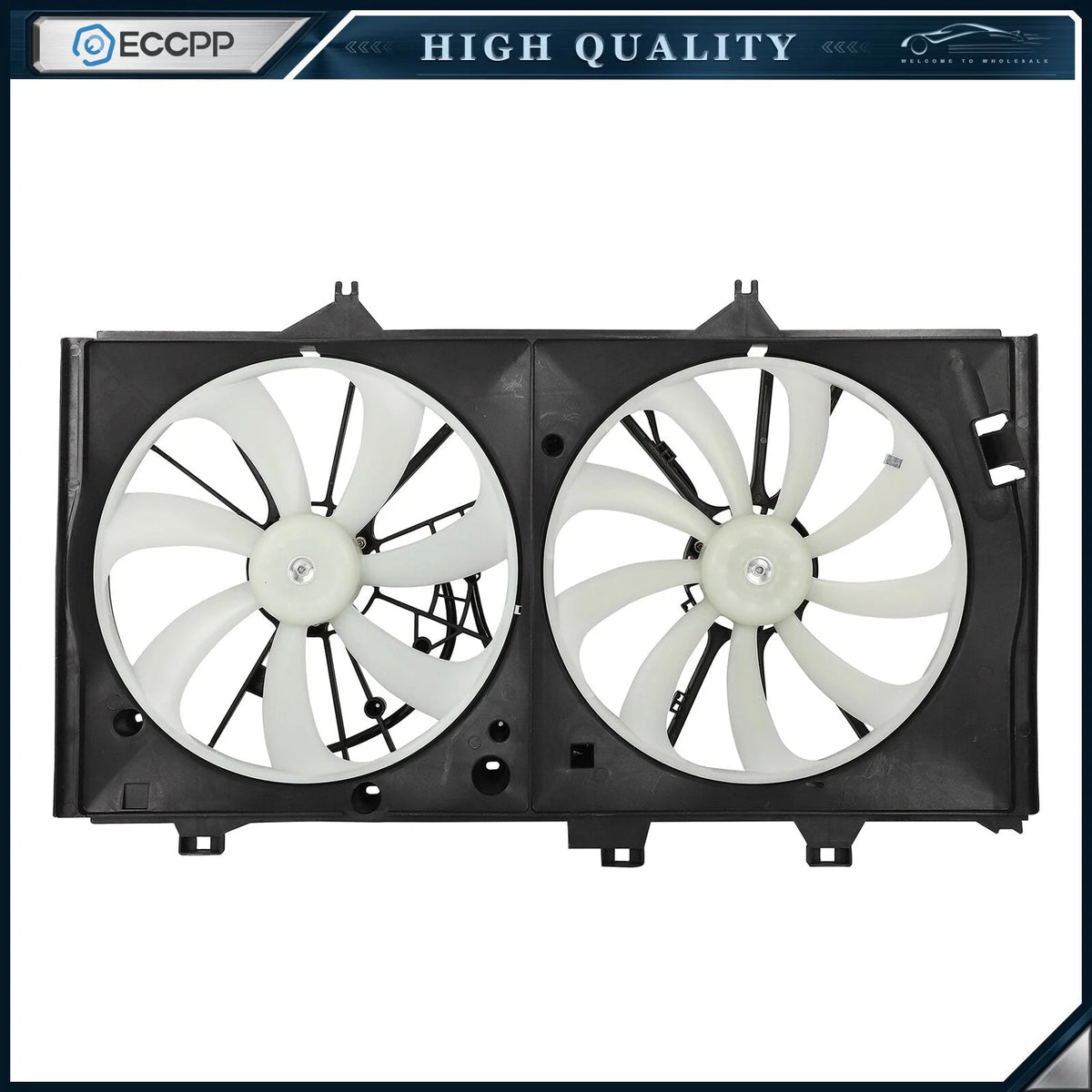 Electric Radiator Condenser Fan Assembly For 2012 2013 2014 15-17 Toyota Camry KOEED [1]