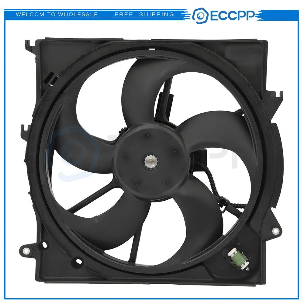 Electric Radiator Cooling Fan Assembly For 2015 2016 2017 Hyundai Sonata 623520 6B93BC-57 [1]