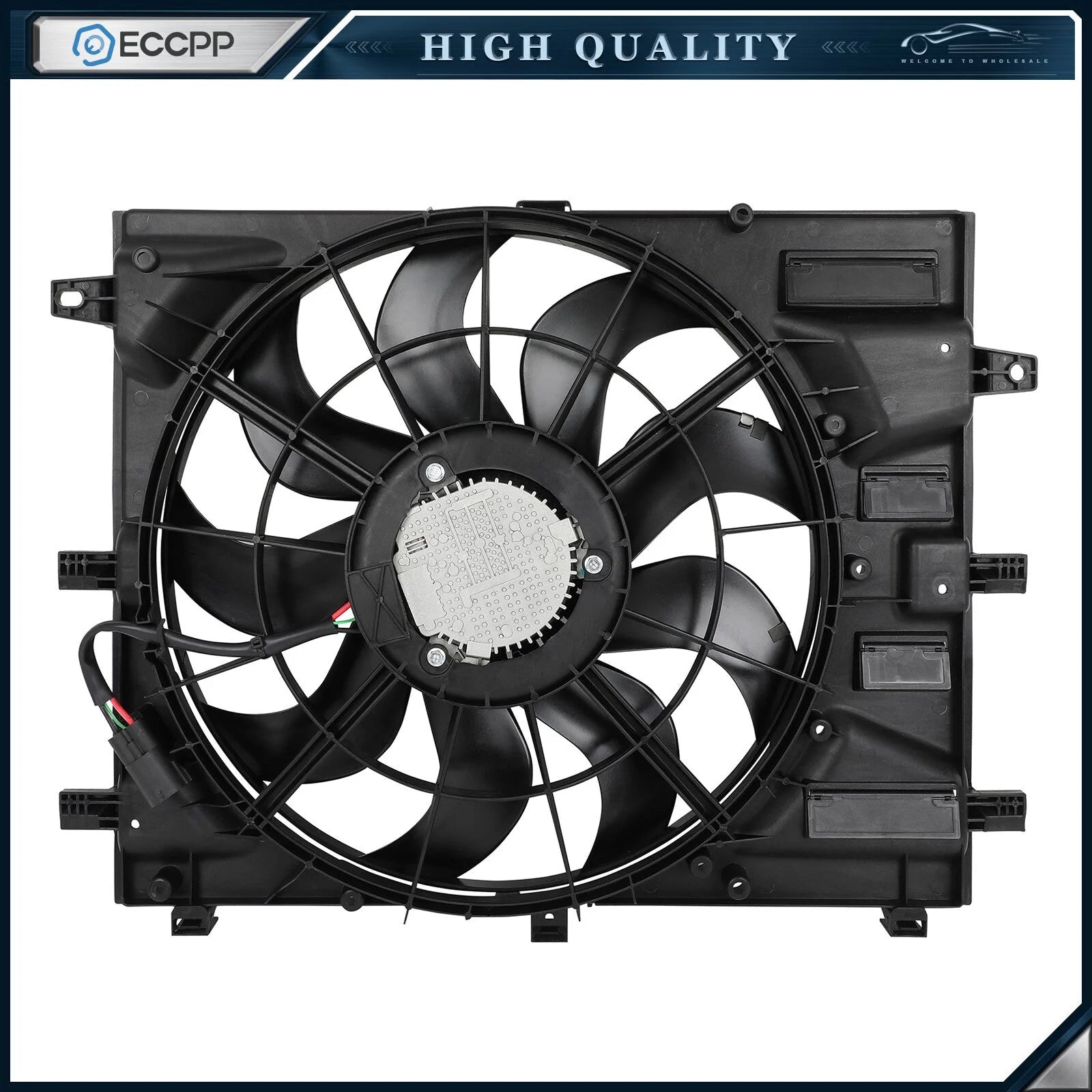 Electric Radiator Cooling Fan Assembly For 2020 2021 2022 CHEVROLET EQUINOX 6B93BC-57 [1]