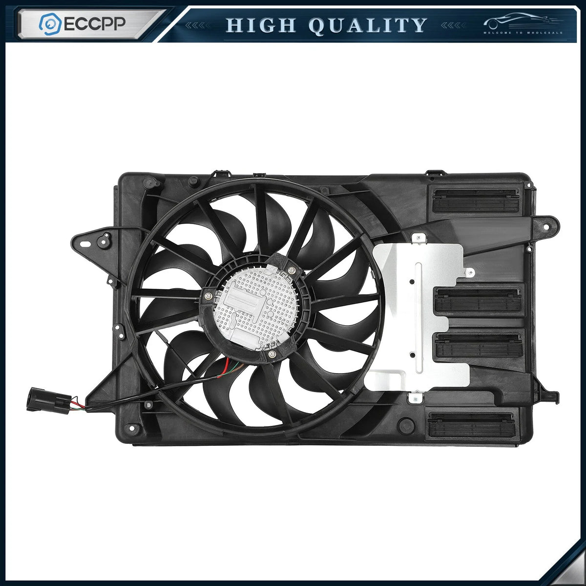 Electric Radiator Cooling Fan Assembly For CHEVROLET MALIBU 2016 2018 2019 2020 6B93BC-57 [1]