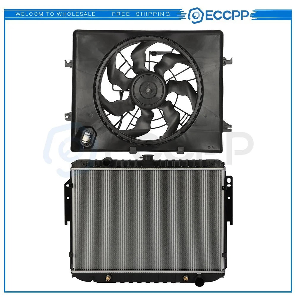 Electric Radiator Cooling Fan Kit For 2014 Hyundai Sonata 2014-2015 Kia Optima KOEEP [1]