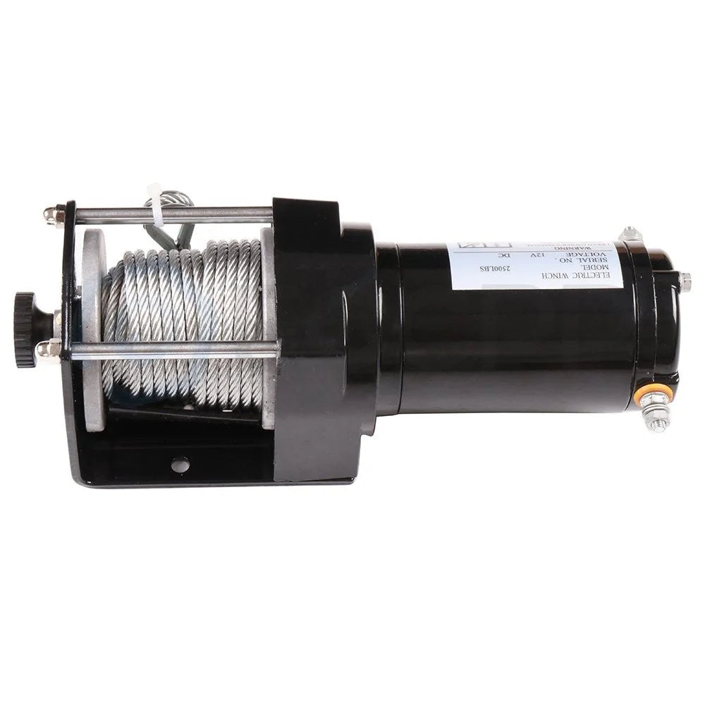 Electric Winch Towing Trailer 2500LBS 9.2m Steel Cable For 07-20 Jeep Wrangler 6B93BC-57 [3]