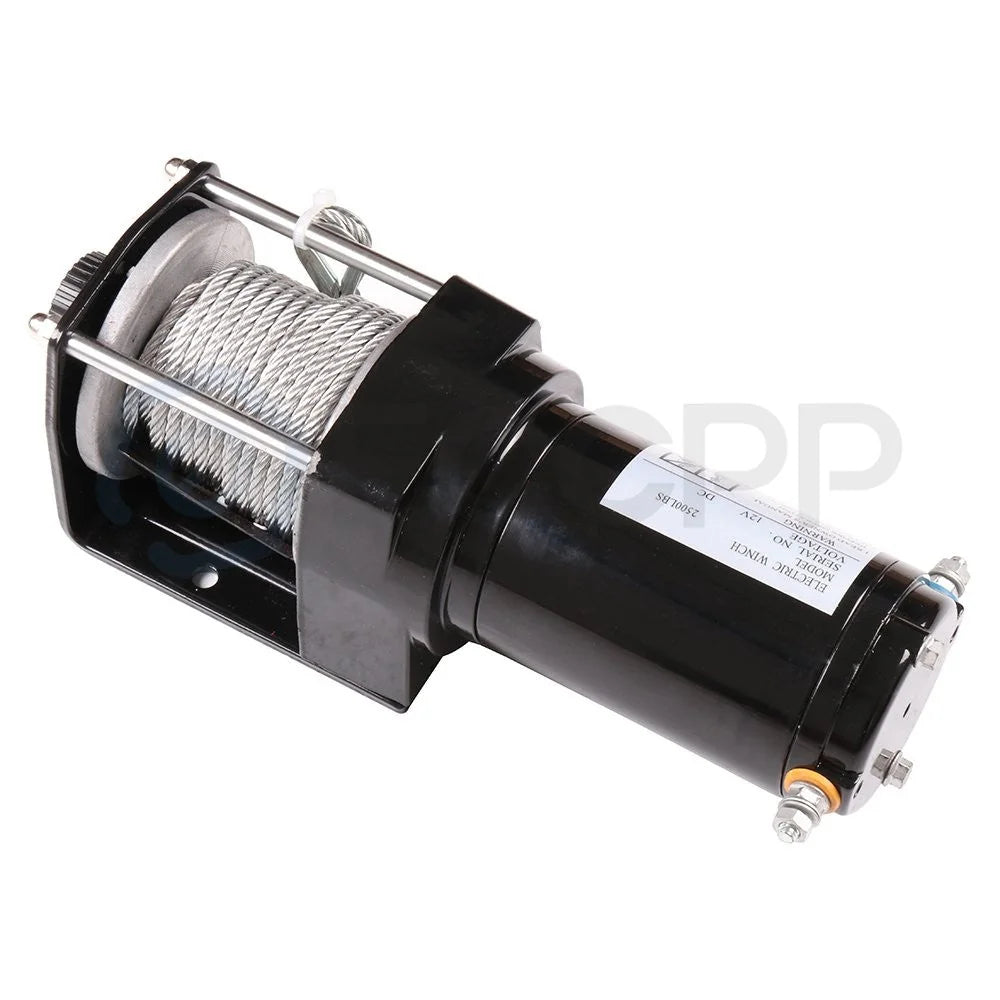 Electric Winch Towing Trailer 2500LBS 9.2m Steel Cable For 07-20 Jeep Wrangler 6B93BC-57 [4]