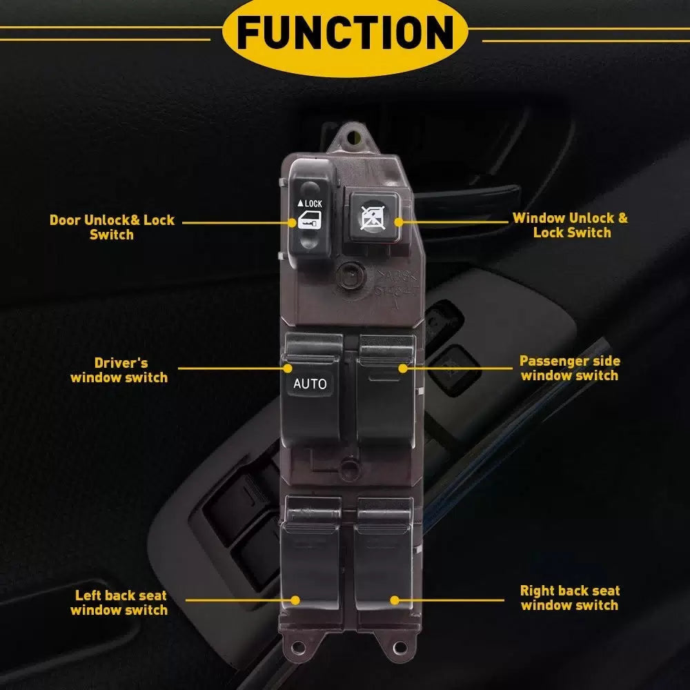 Electric Window Power Master Control Switch For 2003-2008 Toyota Corolla Matrix 6B93BC-57 [5]