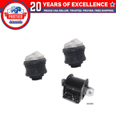 Engine Motor & Trans Mount 3PCS Set Compatible for 1994-1996 Mercedes-Benz C220 6B93BC-57 [1]